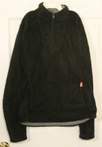 The North Face Black Fleece Pullover Jacket 1/4 Zip Kangaroo Pocket Wome... - $14.00