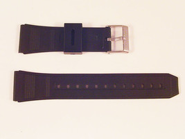 New Mens Ladies Watch Strap For CASIO DATA BANK Rubber/Resin Diver Band 22mm S58 - £7.87 GBP