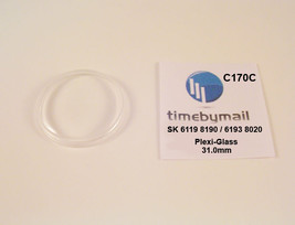 Watch Crystal For SEIKO 5 6119 8190 / 6193 8020 Automatic Plexi-Glass Part C170C - £15.11 GBP