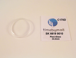 New Watch Crystal For Seiko 5 6619 9010 Sportsmatic Plexi-Glass Spare Part C170D - £15.01 GBP