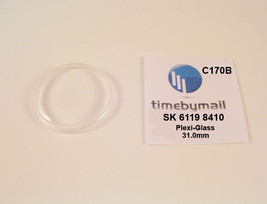 New Watch Crystal For SEIKO 5 6119 8410 Automatic Plexi-Glass Spare Part... - £14.98 GBP