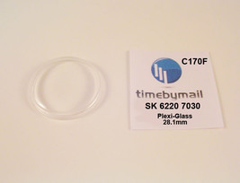 New Watch Crystal For SEIKO 6220 7030 SKYLINER Plexi-Glass Spare Part C170F - $18.79