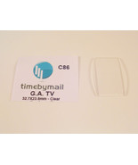 New For Armani TV Clear Watch Replacement Glass Crystal 32.7mm X 23.8mm Part C86 - $23.81