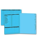 ABC Real Estate Listing Folder Left Panel, 11 3/4 x 9 5/8&quot;, Blue - 50 Fo... - £28.96 GBP