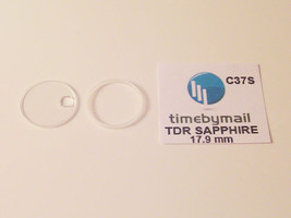 New For Tudor 92413 Princess Sapphire Watch Crystal Date Window 17.9mm Part C37S - $48.89