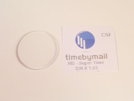 New For RADO SUPER TIME Watch Replacement Glass Crystal 33mm X 1.6mm Part C52 - £15.01 GBP