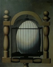 Elective Affinities - (egg in a Birdcage)- Ren Magritte - Framed Picture 11 x 14 - £25.91 GBP