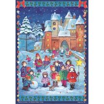 Children Stargaze at Winter Castle German Advent Calendar - $14.98