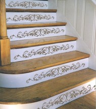 Reusable Stencil Westbury Stair Riser, Classical decor, DIY home decor - $24.95