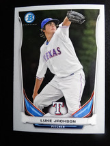 2014 Bowman Chrome #BCP18 Luke Jackson Texas Rangers Baseball Card - £0.79 GBP