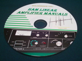 HAM LINEAR AMPLIFIER MANUALS ON CD - $10.00