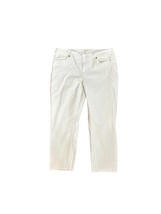 Michael Kors Womens Size 10 White Capri Pants Jeans Stretch 5 Pocket - $18.81