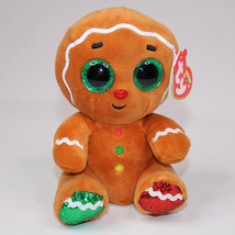 Ty Beanie BOOS Christmas Holiday CRUMBLE Gingerbread Man 6&quot; New With Tag... - $9.70