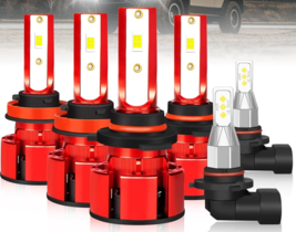 LED Headlight Bulbs For Dodge RAM 1500 2500 3500 4500-2009-2018-6 Pack - £34.95 GBP