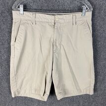 Nautica Shorts Men&#39;s 32W 100% Cotton Chino Beige Adults - $16.73 CAD