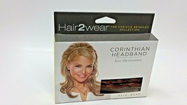 Hair2wear Christie Brinkley Collection Double Braided Headband MED RED/R... - $14.84