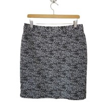 Halogen | Black &amp; White Abstract Dot Pencil Skirt, womens size 12 - £11.57 GBP