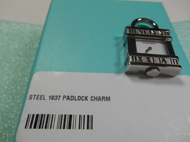 NEW! Tiffany &amp; Co Atlas Lock Watch Pendant Charm Swiss SS 4 Necklace Bra... - $519.75