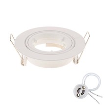 Mounting Frame Halogen Recessed Led Spotlights Fixtures Lamp Holders Cei... - £11.26 GBP