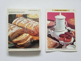 Vintage 1971 Betty Crocker Recipe Card Library Section G Come For Coffee - £7.80 GBP