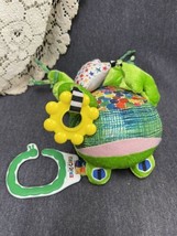 Eric Carle Frog Plush Baby Toddler Hanging Sensory Toy Kids Preferred - £7.75 GBP