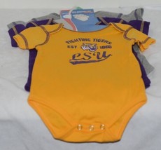 Outer Stuff Ltd Collegiate Licensed LSU 3 Pack 6 9 Month Baby Bodysuit image 1