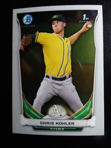 2014 Bowman Chrome #BCP103 Chris Kohler Oakland Athletics A&#39;s Baseball RC Card - £0.74 GBP