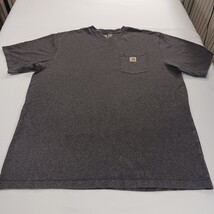 Carhartt K87 Loose Fit Men's Gray Heavyweight Short-Sleeve T-Shirt Size 2XL Tall image 15