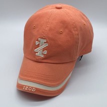 Izod Adjustable Baseball Hat Strap Back Cap, Preppy, Golf Tangy Orange NWT OSFM - £10.22 GBP