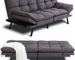 Bed Couch Memory Foam Convertible Modern Sleeper Sofa With Adjustable Ar... - $405.99