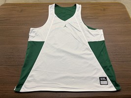 Jordan Brand x Nike White and Green Reversible Basketball Jersey - 2XL - $24.99