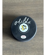 Mario Lemieux Signed Pittsburgh Penguins NHL Hockey Puck COA - £158.26 GBP