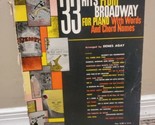 33 Hits from Broadway For Piano With Words and Chord Names - Frank Music... - $7.59