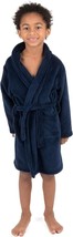 Leveret Kids Robe Boys Girls Bathrobe Shawl Collar Fleece Sleep Robe Size 14 - $21.77