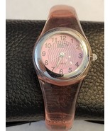 Wrist Watch Clear Pink &quot;Why Me&quot; - £10.27 GBP