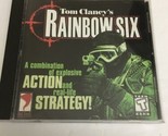 Tom Clancy&#39;s Rainbow Six Táctico Combat Juego PC Cd-rom Con Manuales (1998) - $29.35