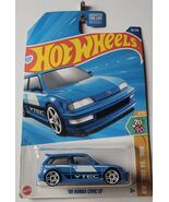 2025 Hot Wheels 90 Honda Civic EF 1/10 [HW 70s vs 90s] Blue - $8.54