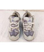 CHILDREN'S YOUTH HEELYS WHITE PURPLE BOYS 3 GIRLS 4 DOUBLE WHEELED SKATI... - $19.57
