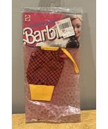 1988 Barbie Fashion Finds Dress Outfit W/ Hanger Mattel 1028 - $330.58 MXN