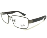 Ray-Ban Eyeglasses Frames RB6319 2838 Matte Brown Gunmetal Gray Square 5... - $111.98