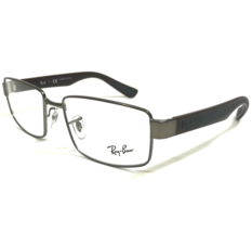 Ray-Ban Eyeglasses Frames RB6319 2838 Matte Brown Gunmetal Gray Square 53-17-140 - £89.22 GBP