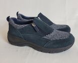 Lands' End All Weather Insulated Suede Zip Moc Shoes Women's US 8.5 M Na... - $26.72