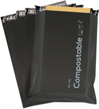 6X9 Inch Biodegradable Poly Mailers,50 Count Compostable Shipping Bags with Eco  - £11.88 GBP