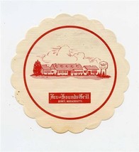 Fox and Hounds Grill Paper Coaster Quincy Massachusetts  - £11.07 GBP