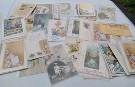 Vintage Postcards Early 1900s Christmas Religious Unsent - $54.89