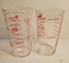VTG Frigidaire and General Electric Promotional Glasses 1 Cup Measuring Cups image 2