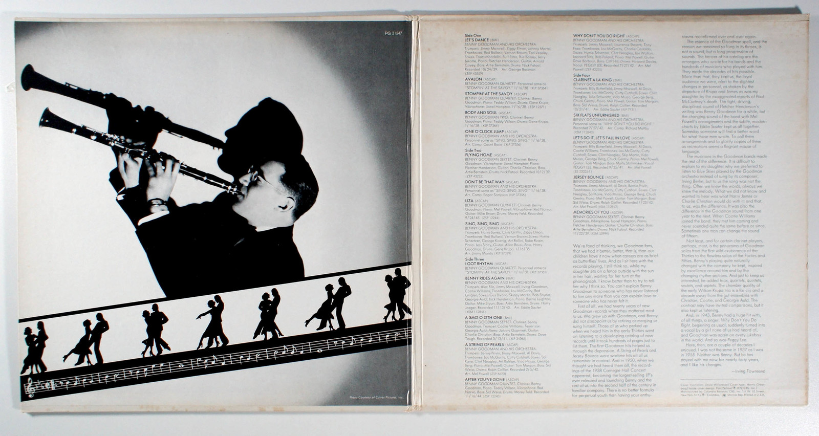 Benny Goodman - All Time Greatest Hits (1972) 2-LP Vinyl โข Best of King of Swing Item image 2