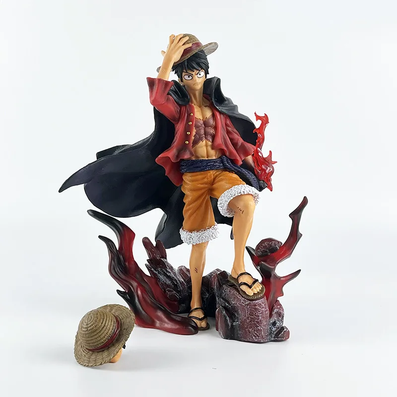 23cm One Piece Luffy Figures Monkey D. Luffy Battle Style Action Figures Anime - £33.81 GBP