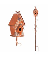 Pole Birdhouse – Orange Antique Birdhouses - £88.00 GBP