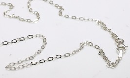 925 Sterling Silver Diamond Cut Link Chain 20&quot; - £7.81 GBP